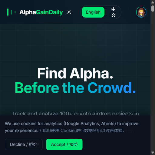 AlphaGainDaily logo