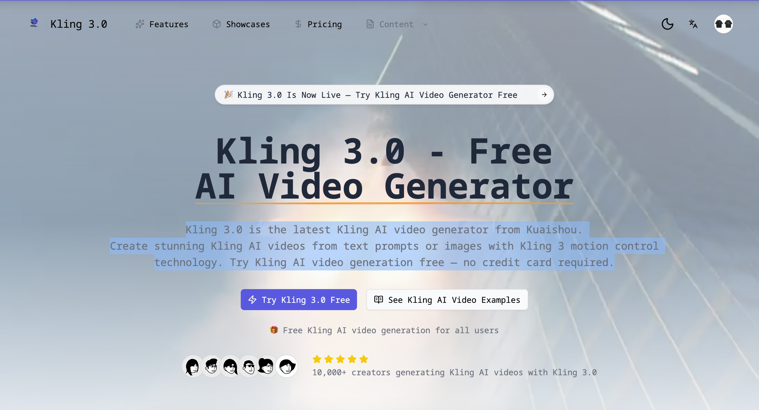 Kling AI Video Generator