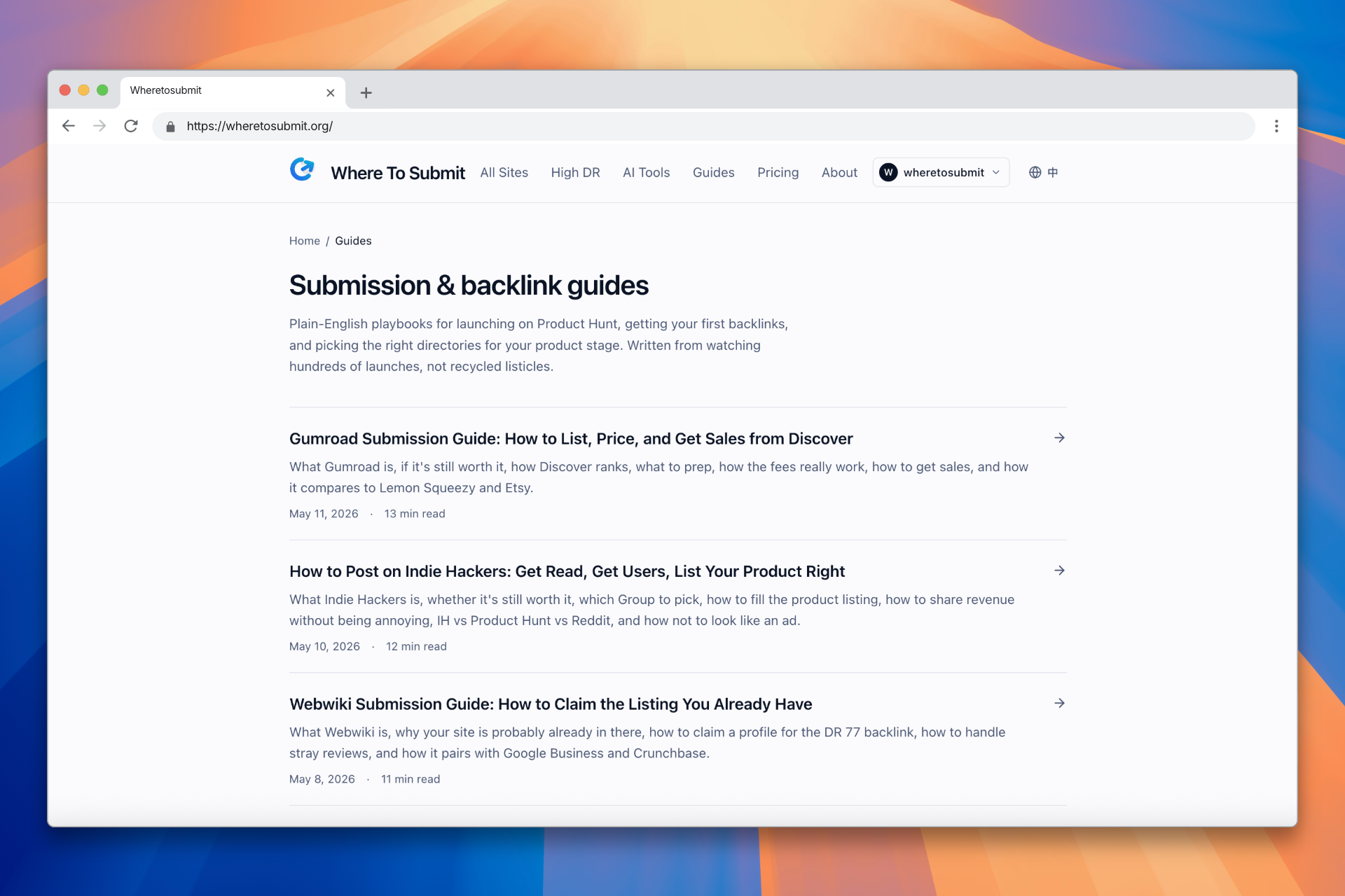 wheretosubmit