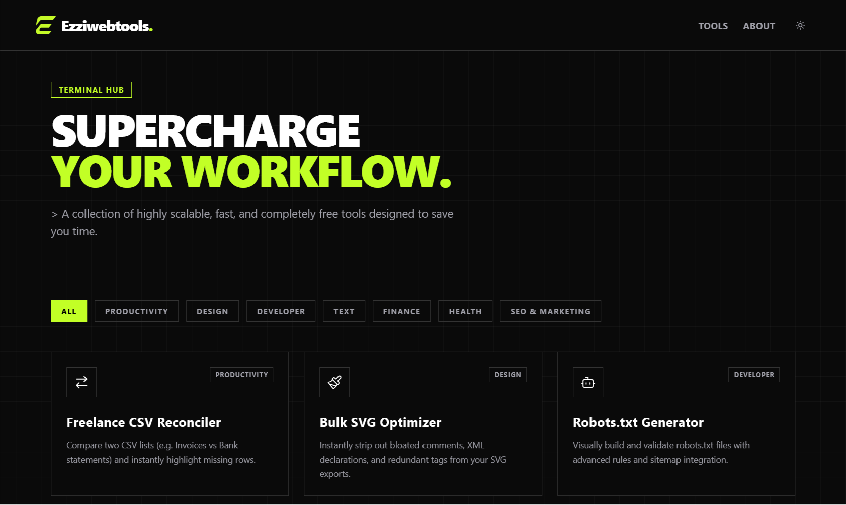Ezzi Web Tools
