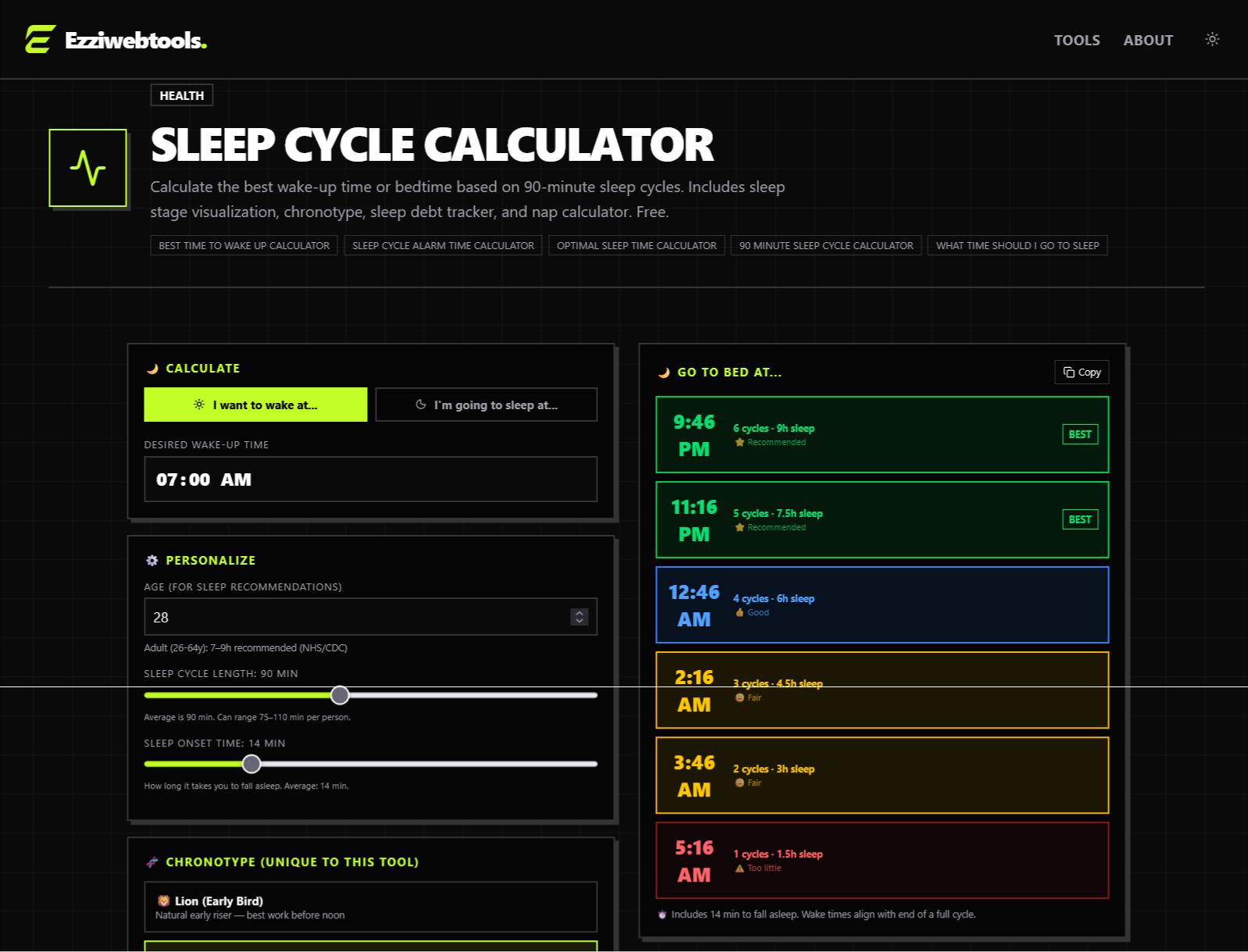 Ezzi Web Tools