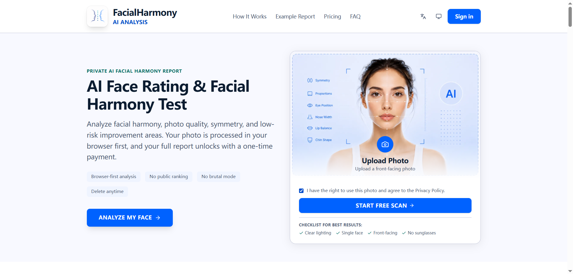 FacialHarmonyAI