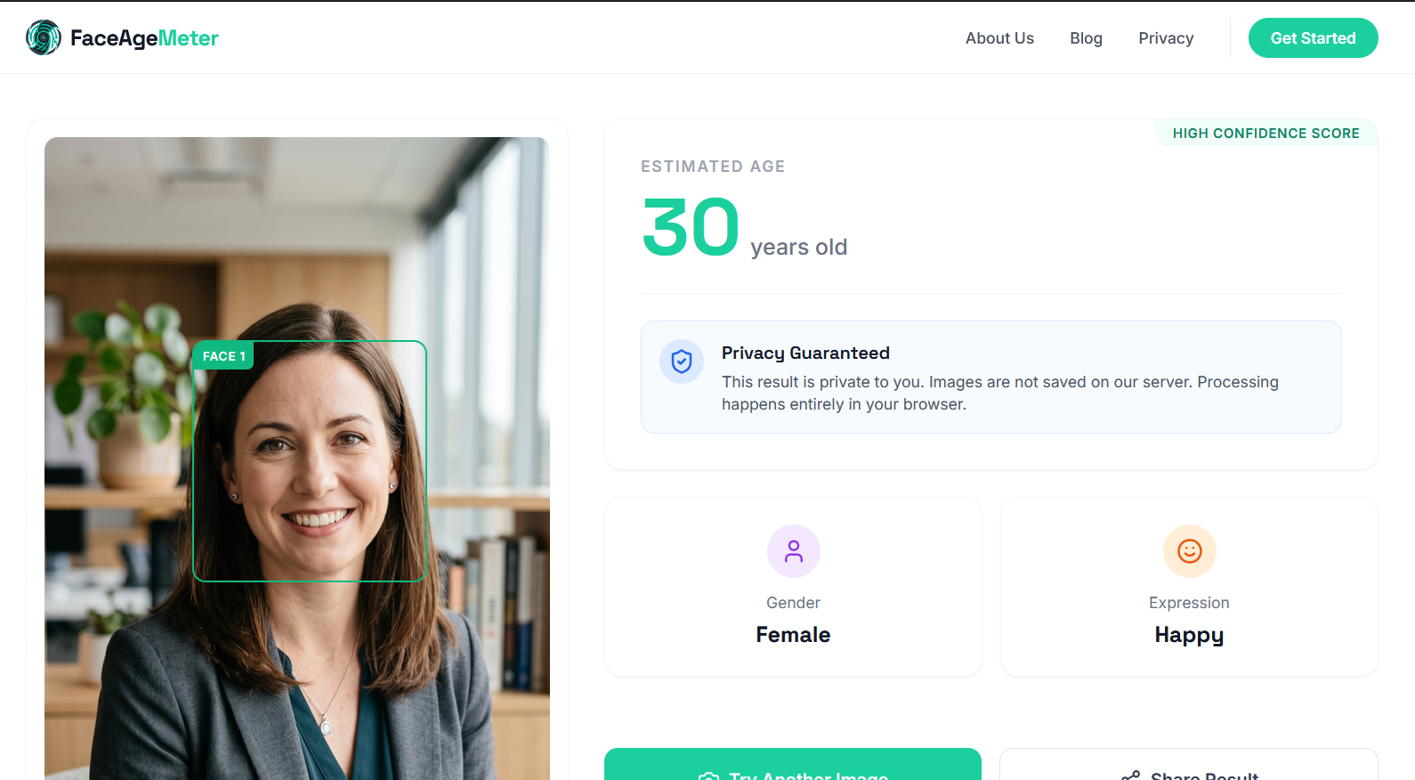 FaceAgeMeter