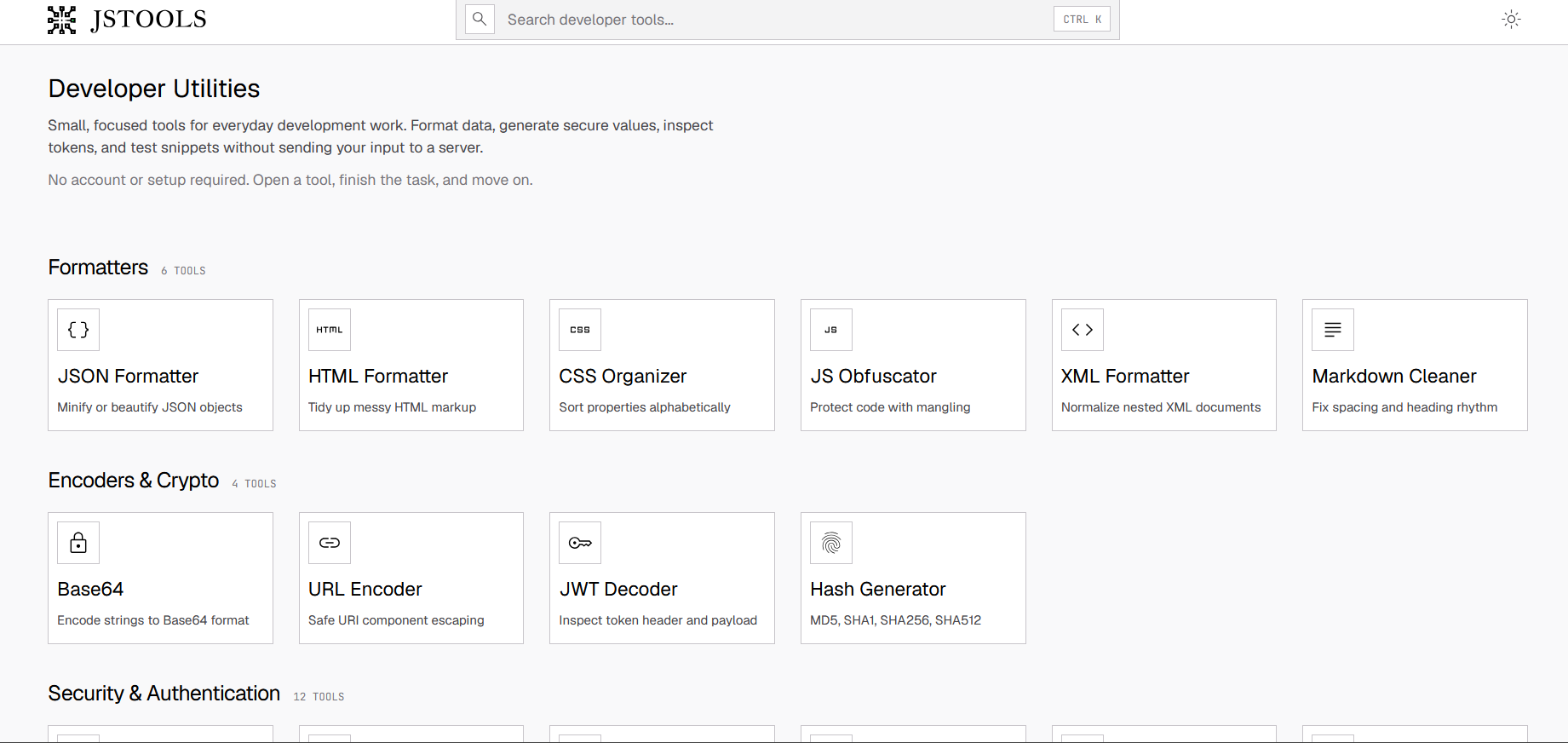 JavaScript Tools