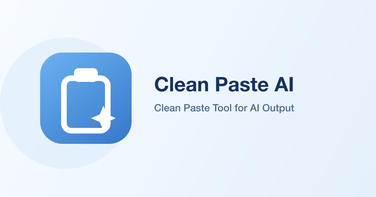 Clean Paste AI