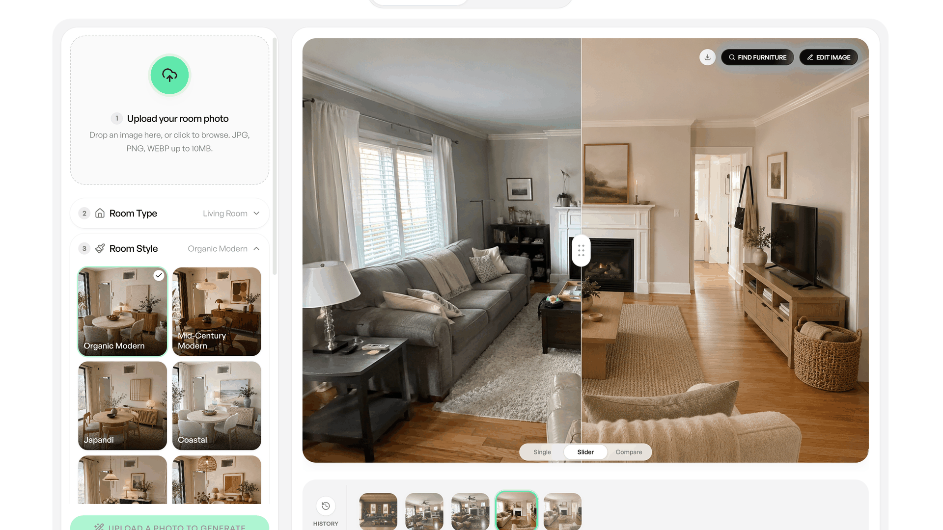 AI Room Design Tool