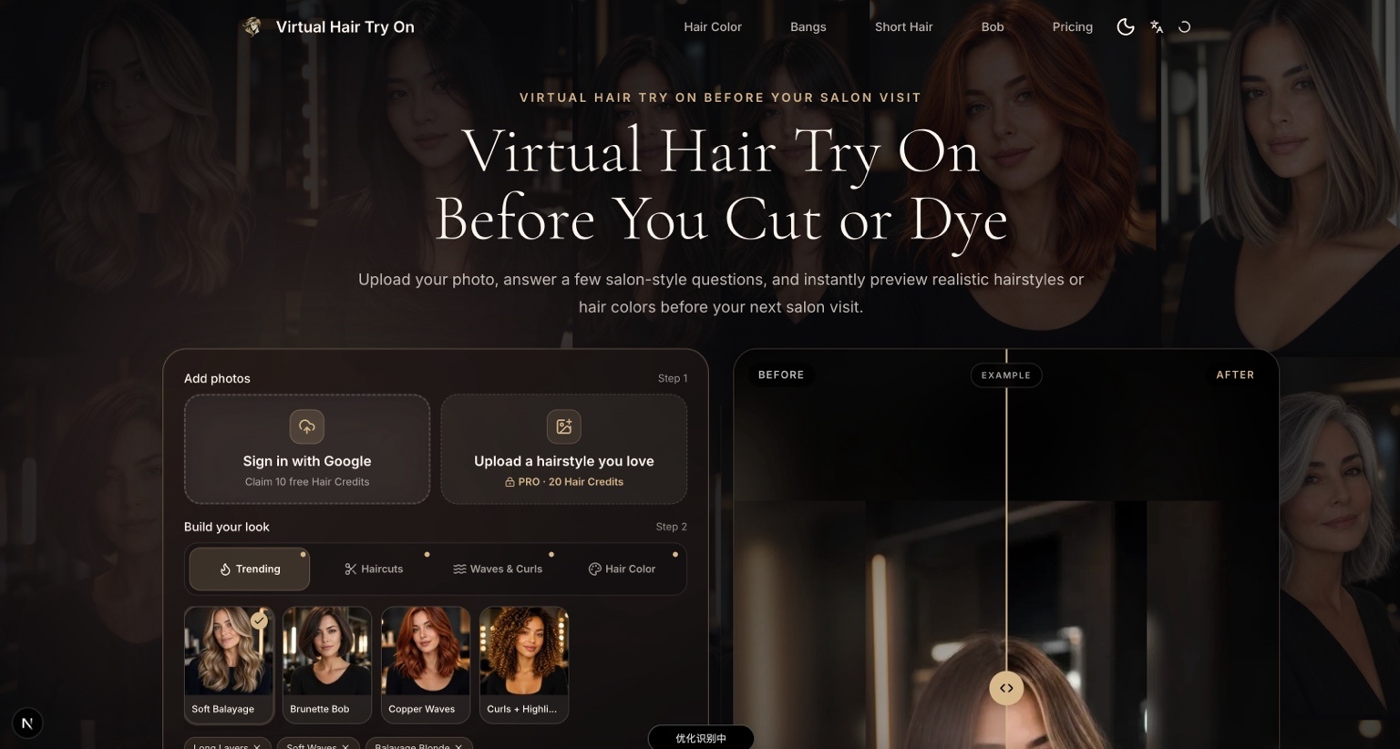 Virtual Hair Try On