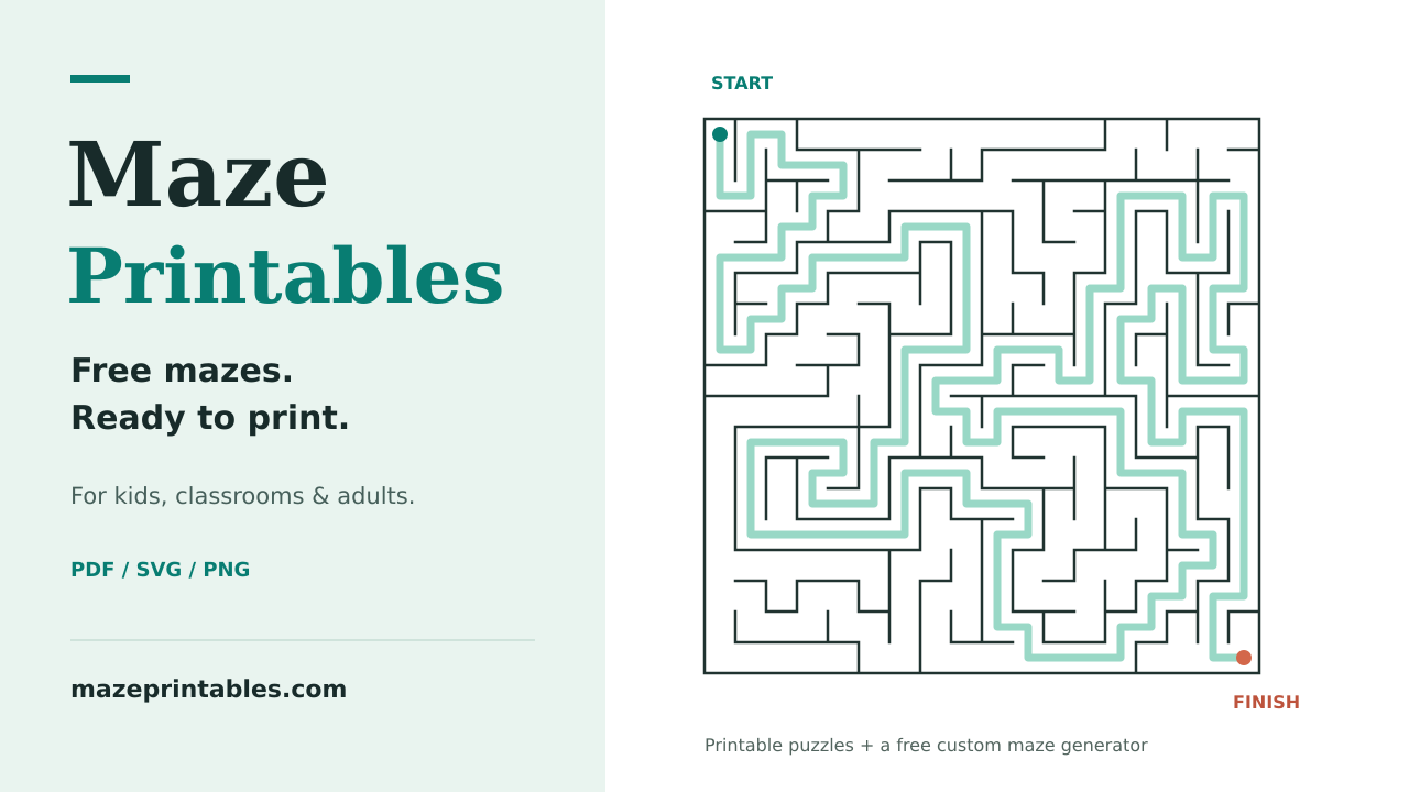 Maze Printables