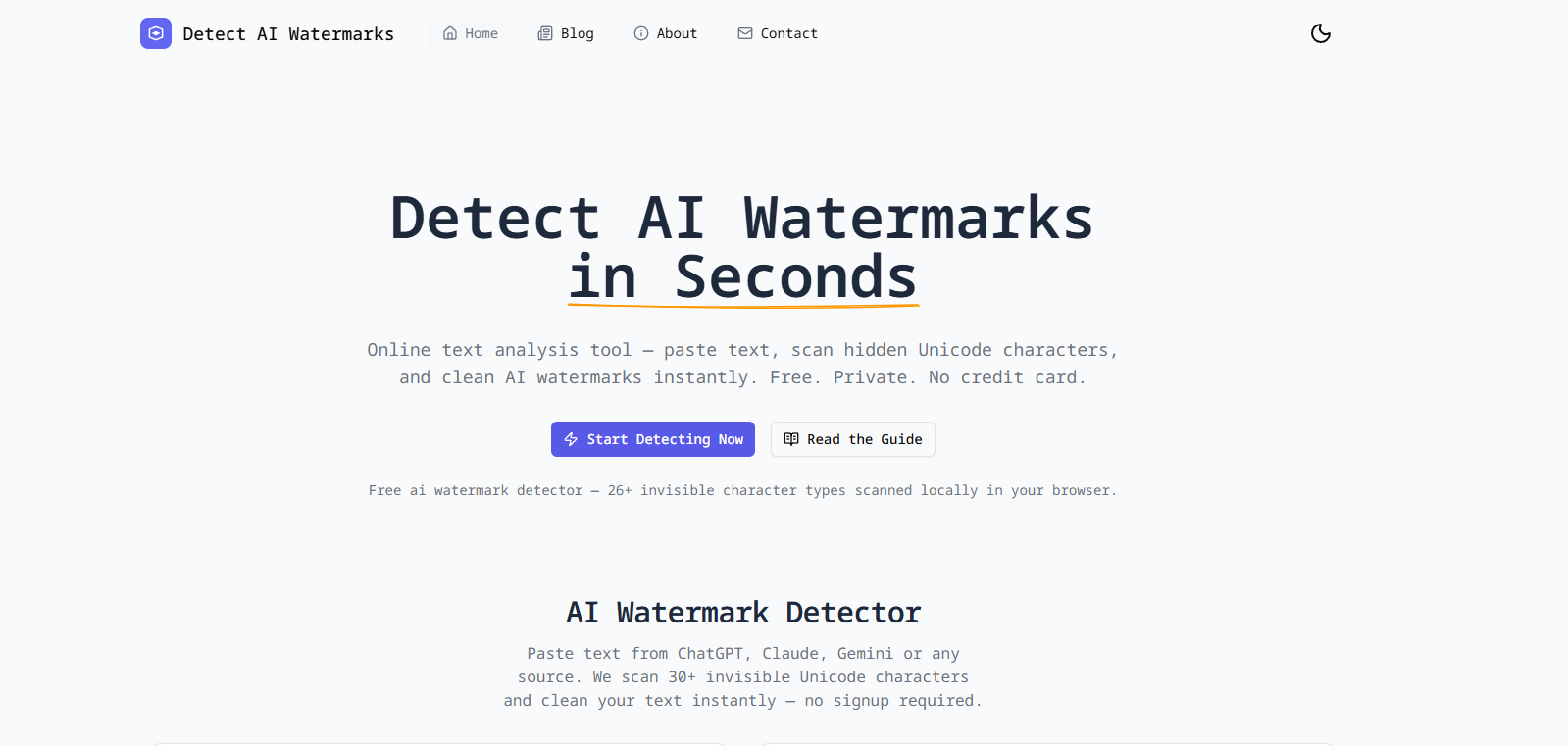 Detect AI Watermarks