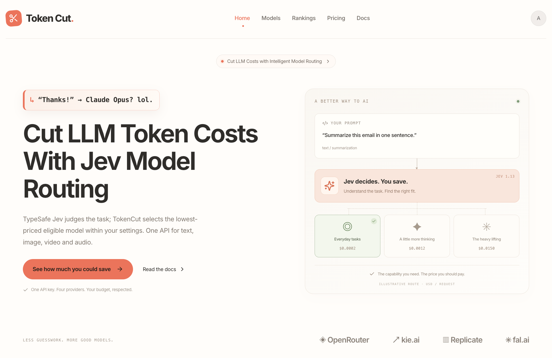 Token Cut