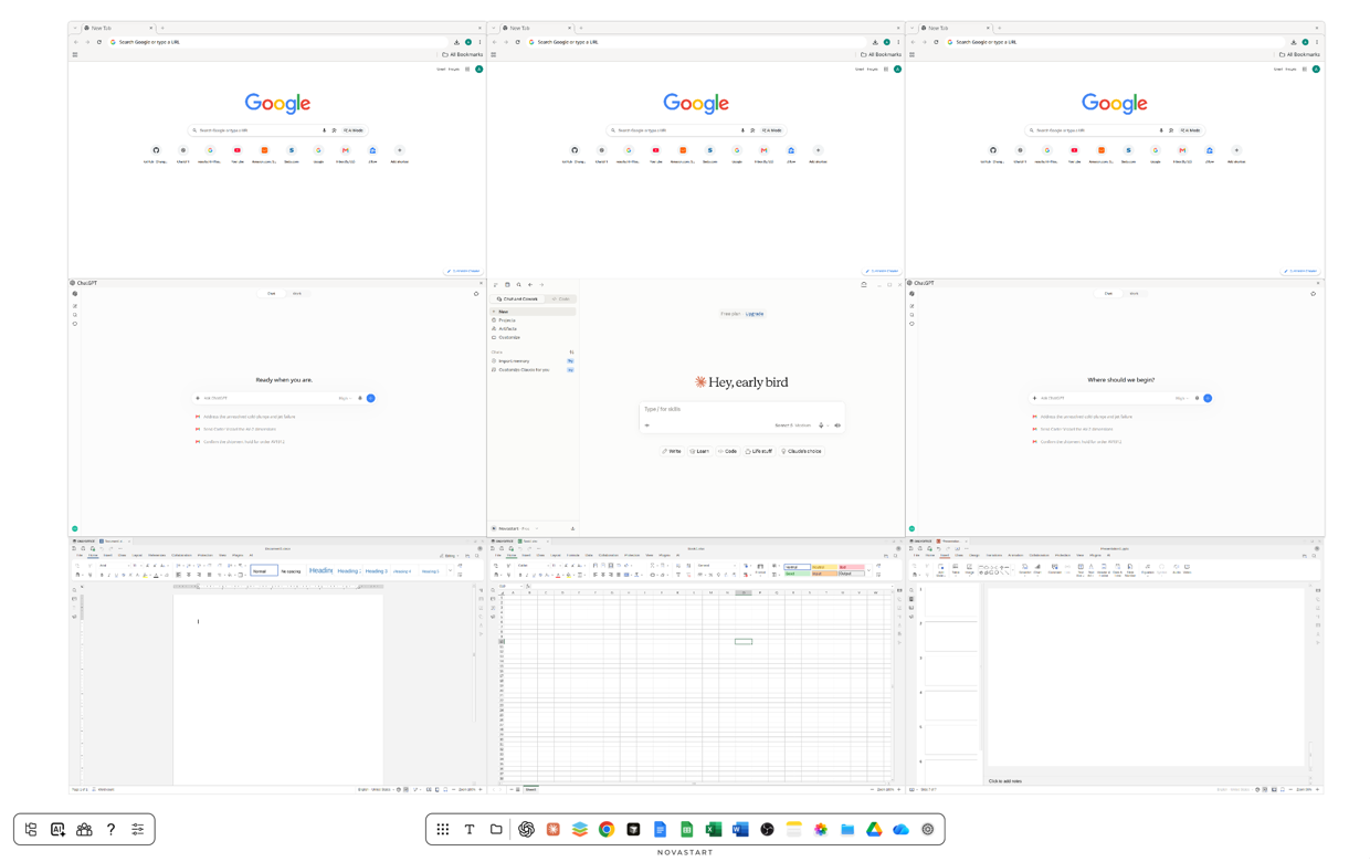 Novastart - The Infinite Canvas OS