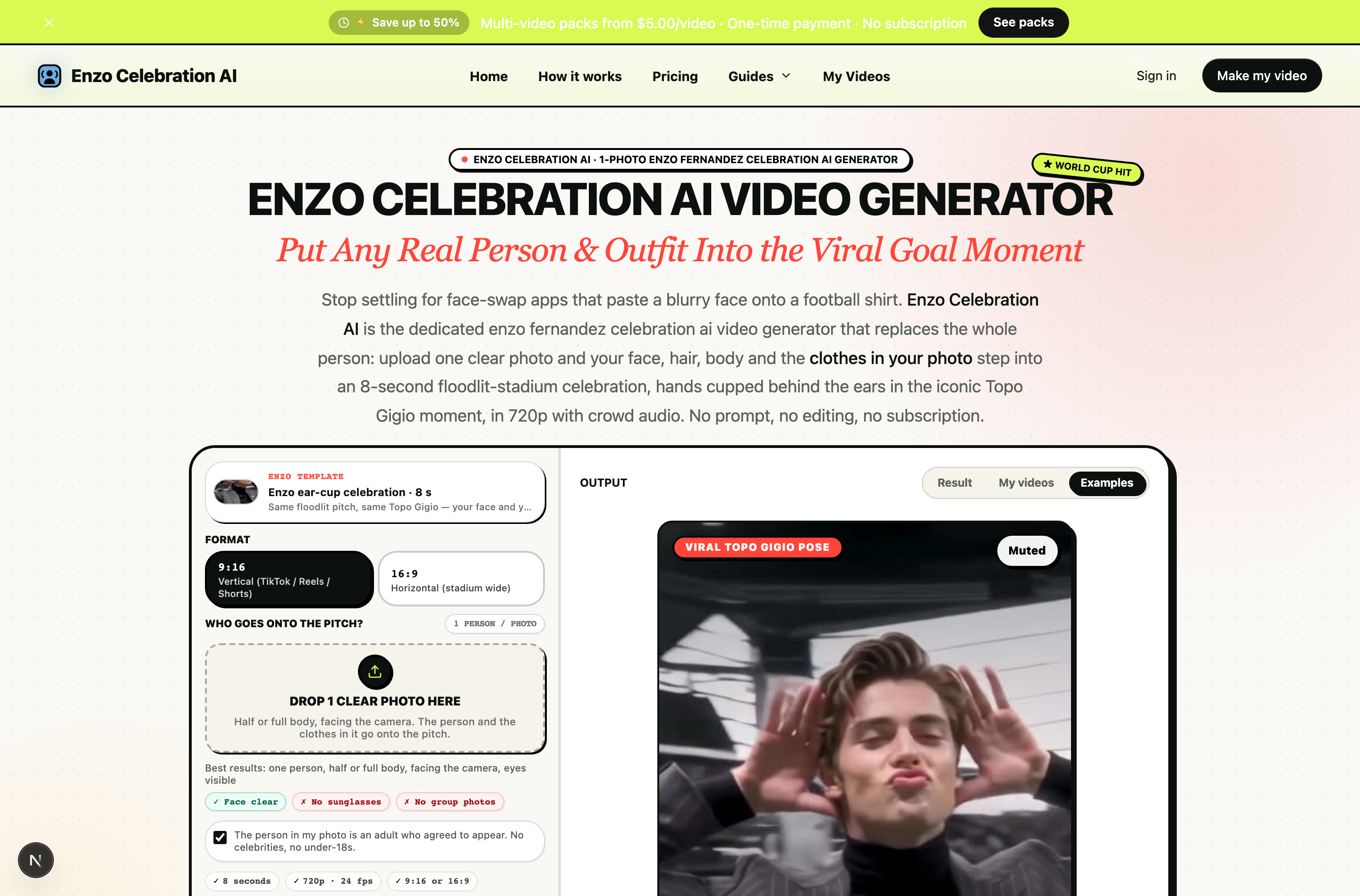 Enzo Celebration AI Video Generator