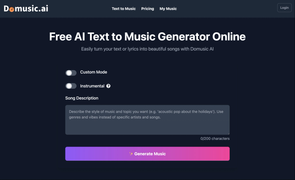 Domusic AI
