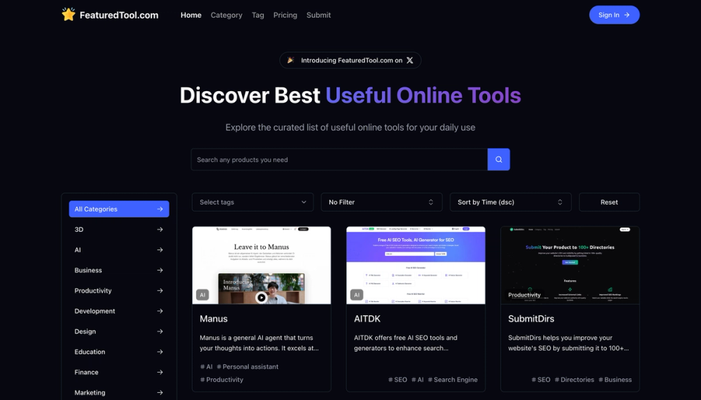 Featured Tool