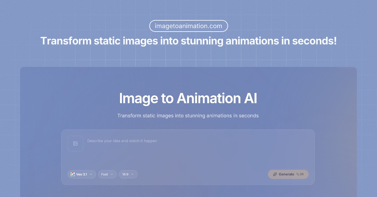 Image to Animation