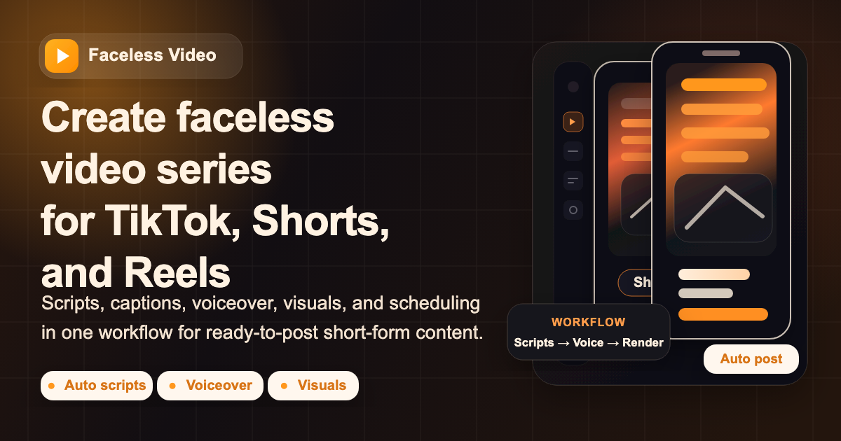 Faceless Video Generator