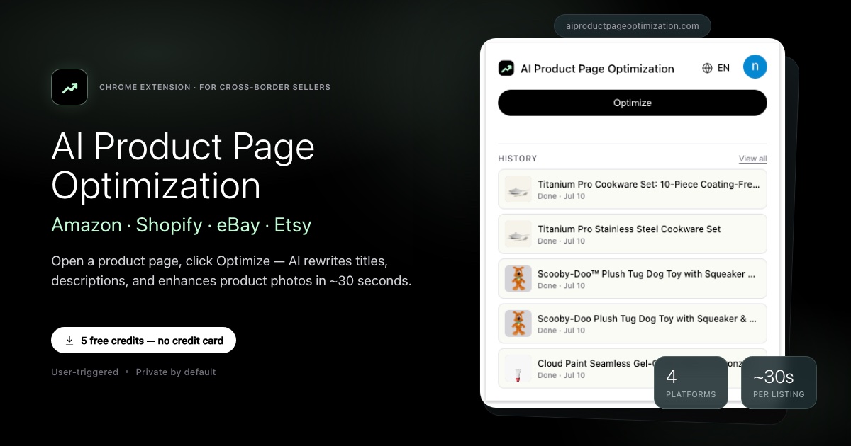 AI Product Page Optimization