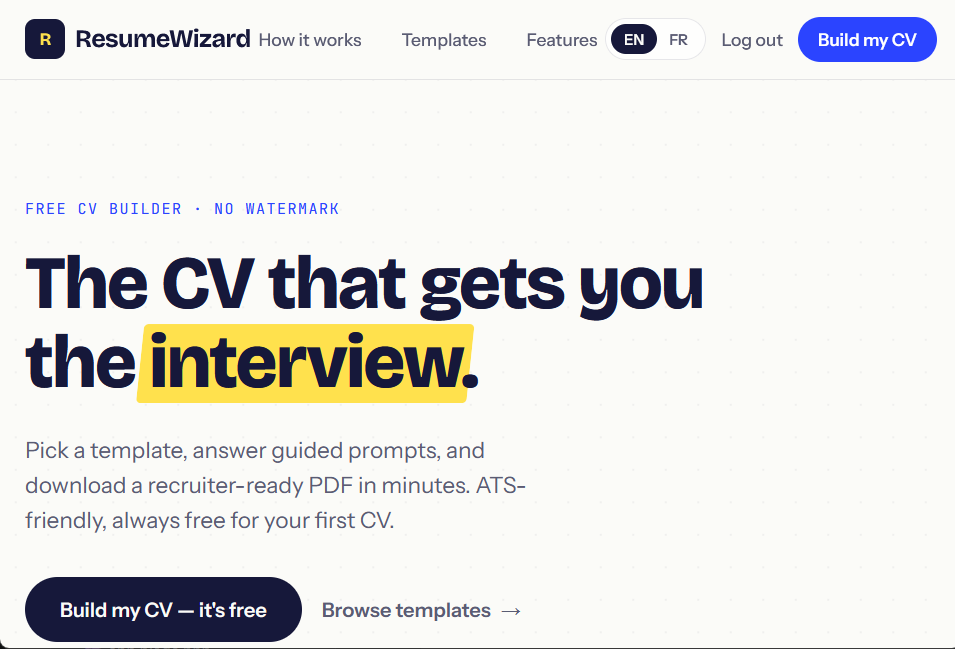 Resume Wizard